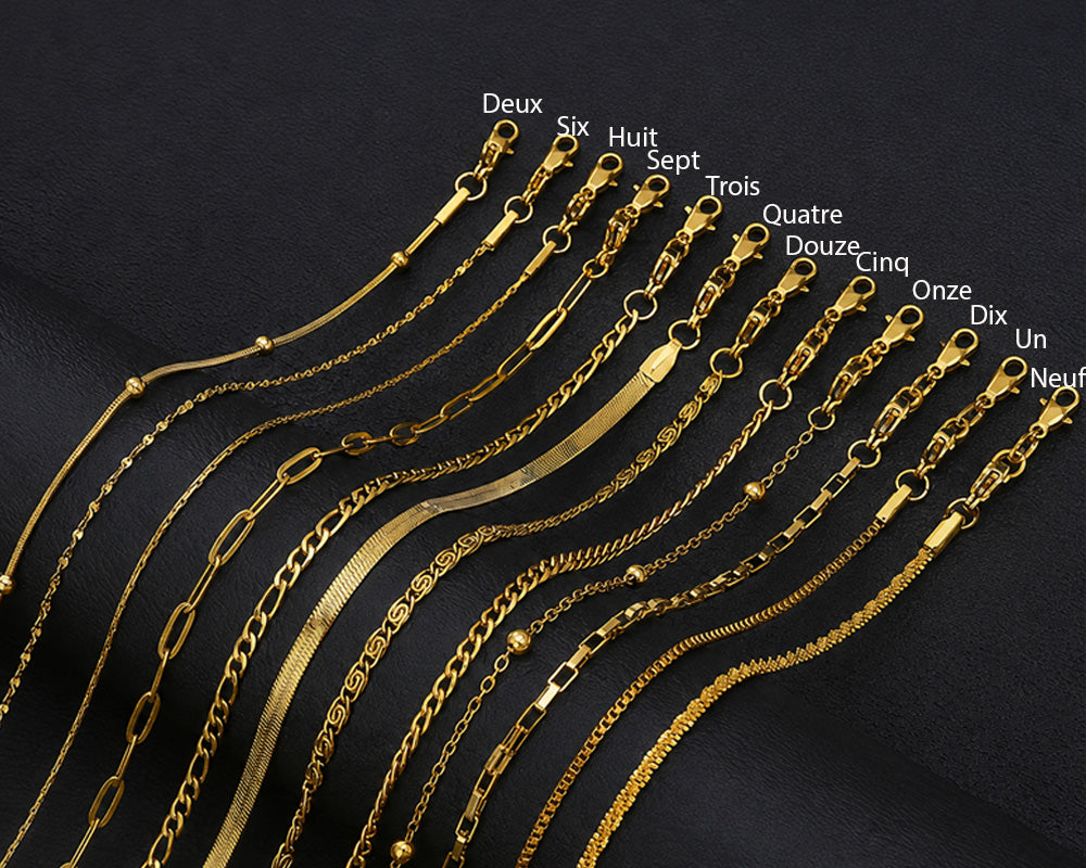 Armband rostfritt stål 16,99 cm