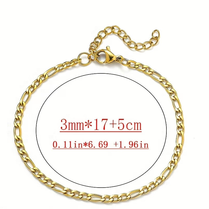 Armband rostfritt stål 16,99 cm