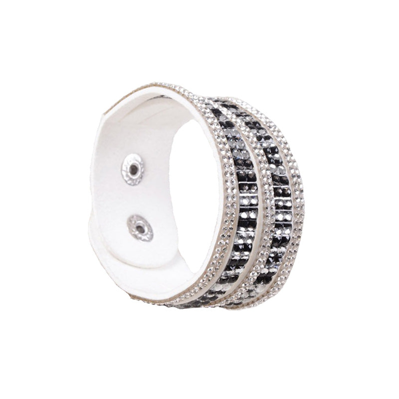 Bling bling läderarmband