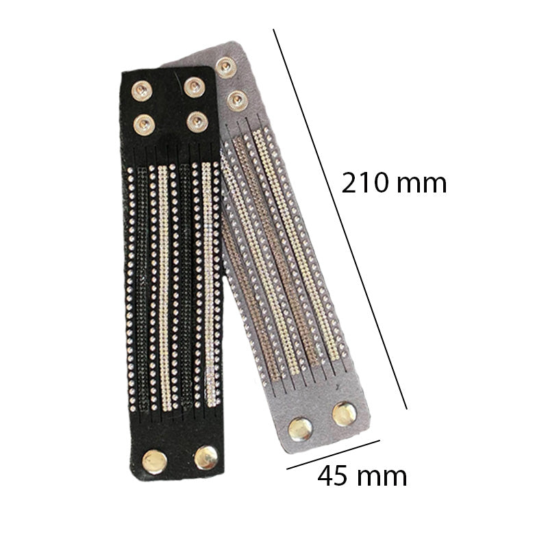 Blingbling armband korta tjocka