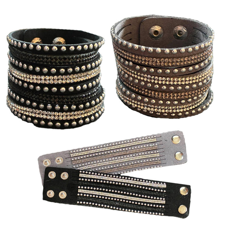 Blingbling armband korta tjocka