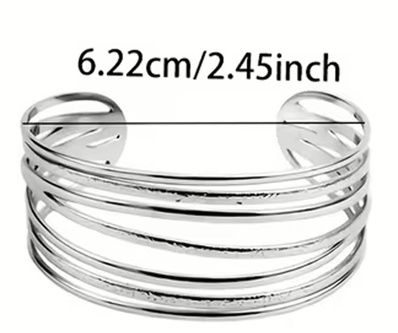 Öppna Armband i Rostfritt Stål