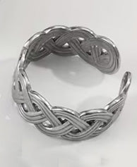 Rostfritt stål ring geometrisk oregelbunden
