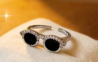 Mini sol glasögon Ring
