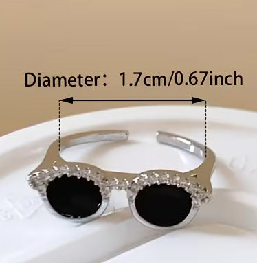 Mini sol glasögon Ring