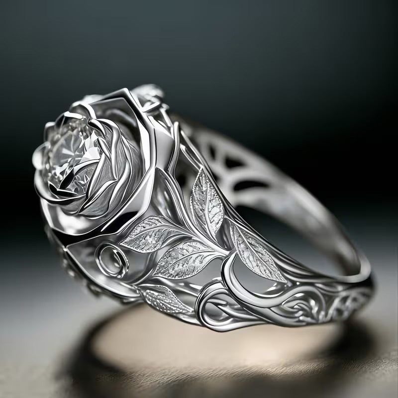 Ring med kopparblad