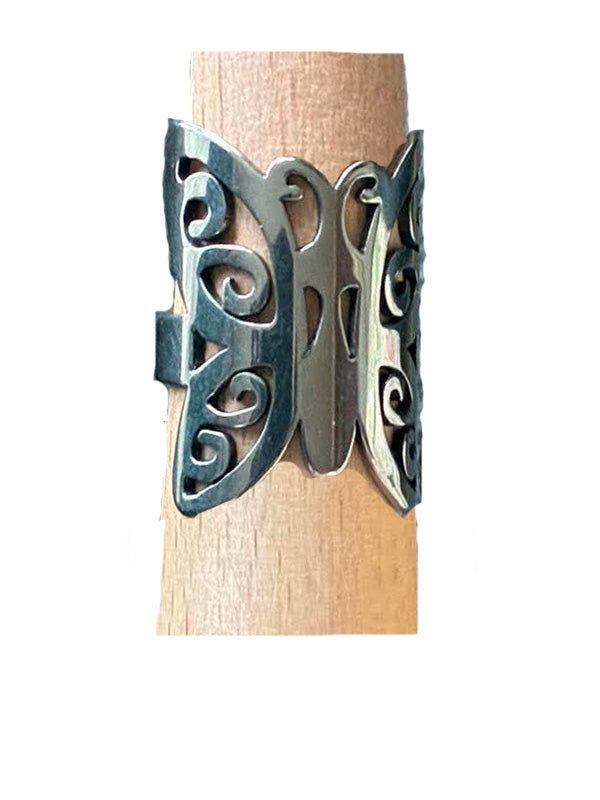 Rostfritt Stål Vintageinspirerade Ring