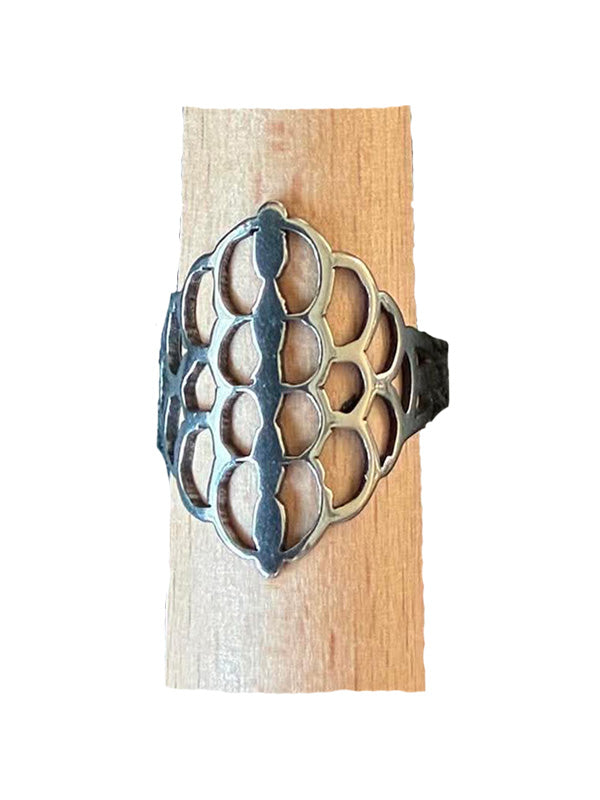 Rostfritt Stål Vintageinspirerade Ring
