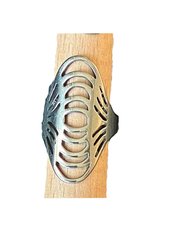 Rostfritt Stål Vintageinspirerade Ring